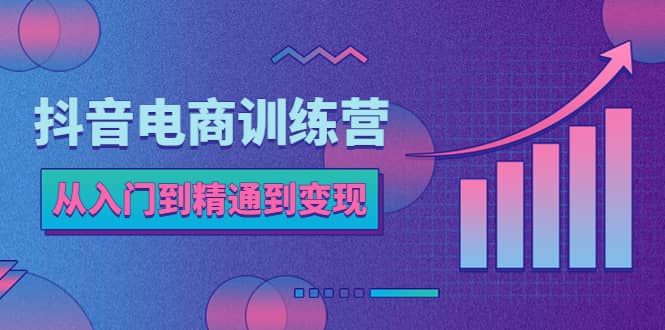 抖音电商训练营：从入门到精通，从账号定位到流量变现，抖店运营实操