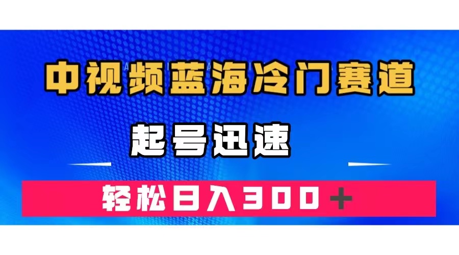 中视频蓝海冷门赛道，韩国视频奇闻解说，起号迅速，日入300＋