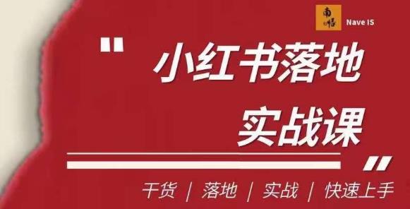 南悟·小红书的诊治流量立式实战模拟课，干货知识专业知识/立式/实战模拟/快速上手