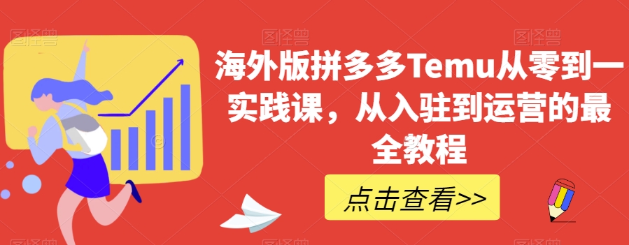 国际版拼多多平台Temu从零到一实践课程，从进驻到运营的最齐实例教程-暖阳网-优质付费教程和创业项目大全