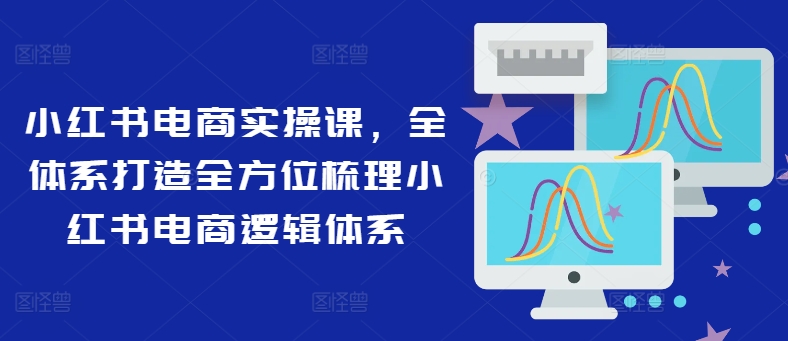 小红书电商实操课，全管理体系打造出多方位整理小红书电商逻辑框架