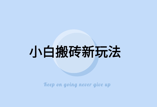 寻到大钱-全新搬砖玩法，小白也能轻松上手变现，日入500＋轻轻松松