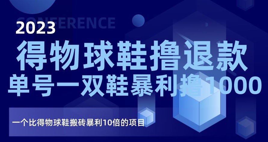 2023得物APP篮球鞋撸退钱，运单号一双鞋爆利撸1000，一个比得物APP球鞋搬砖爆利10倍新项目【揭密】-暖阳网-优质付费教程和创业项目大全