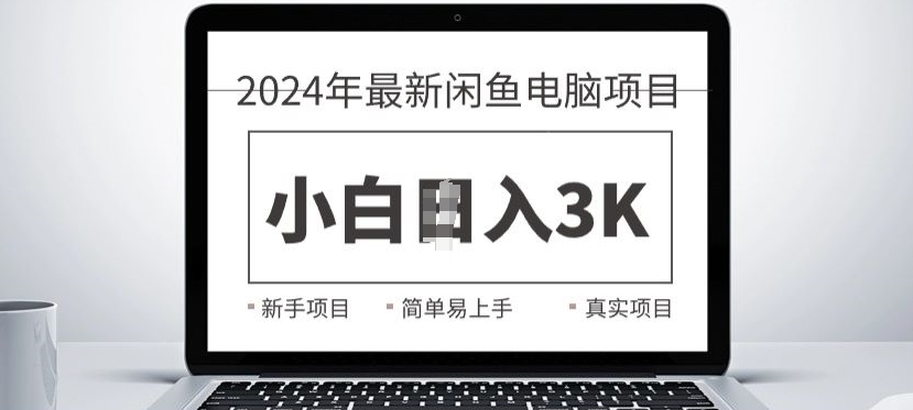 2024全新闲鱼电脑新项目，出手就可以吃肉的好项目