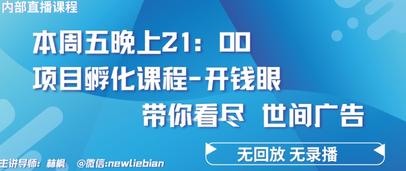 4.26日内部结构回看课程内容《项目孵化-开钱眼》挣钱的底层思维【揭密】