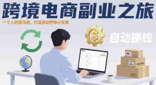 跨境电商副业之旅，一个人的亚马逊，打造自动賺钱小生意