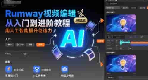 Rumway视频编辑从入门到进阶教程，用人工智能提升创造力