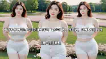 微胖女孩舞蹈AI视频制作提示词（含绘图词、视频词） 跳舞+视频教程