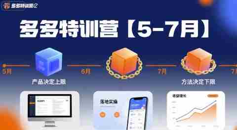 多多特训营，产品决定上限，方法决定下限，各种玩法技巧落地实操（更新）