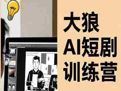大狼AI短剧训练营-短剧课程（更新中）