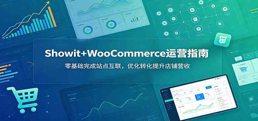 Showit+WooCommerce运营指南：零基础完成站点互联，优化转化提升店铺营收