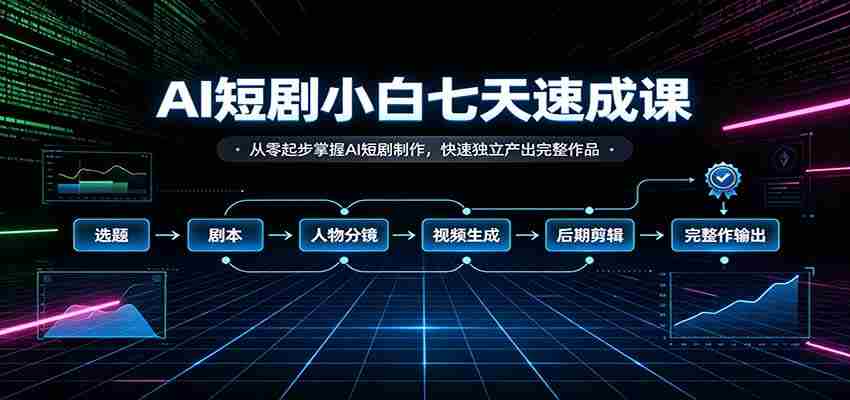七日AI短剧制作速成指南：新手快速入门，打造专属短剧作品